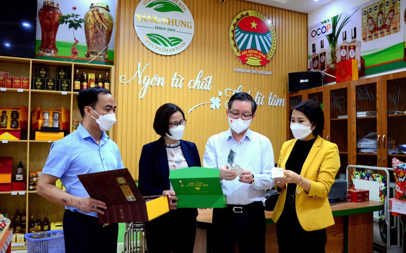 Chủ tịch Ban Chấp hành T.Ư Hội Nông dân Việt Nam Lương Quốc Đoàn thăm, làm việc tại Tuyên Quang
