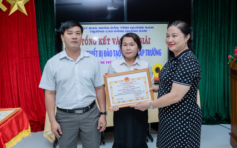 Quảng Nam: “Mô hình giảng dạy Module điện tử công suất” giành giải nhất cuộc thi thiết bị đào tạo tự làm