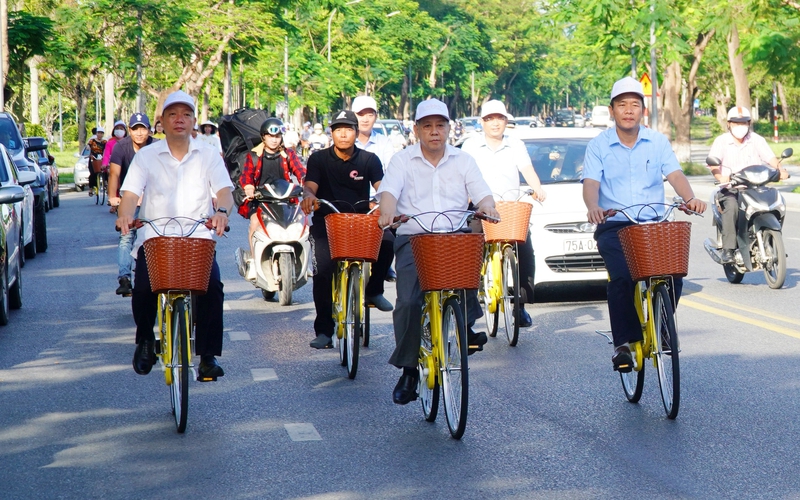 Huế khai trương hệ thống xe đạp chia sẻ công cộng phục vụ du khách và người dân