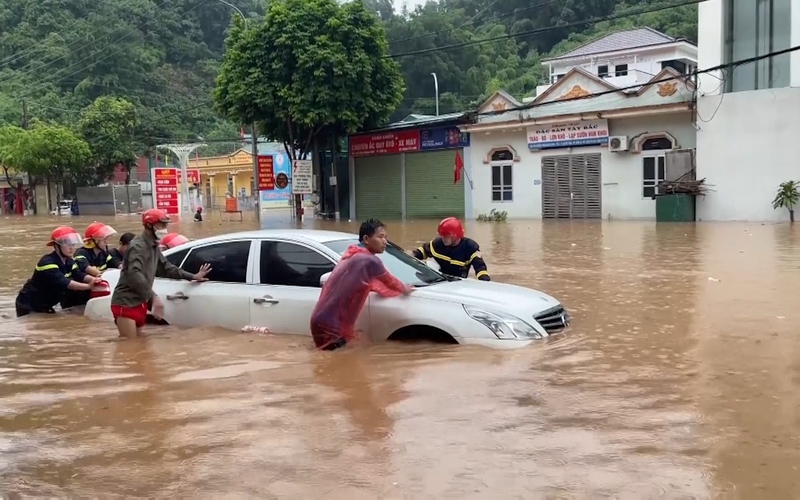 Sơn La: Khẩn trương khắc phục hậu quả ngập lụt cục bộ 
