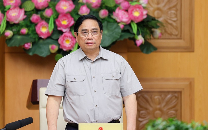 Thủ tướng Phạm Minh Chính họp với 8 tỉnh, 1.155 xã, phường ứng phó khẩn cấp bão số 4 