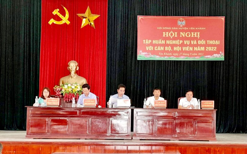 Ninh Bình: Hội Nông dân huyện Yên Khánh đối thoại với hội viên, nông dân