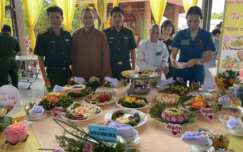 Độc đáo hội thi "Ẩm thực chay" nhân ngày Phụ nữ Việt Nam