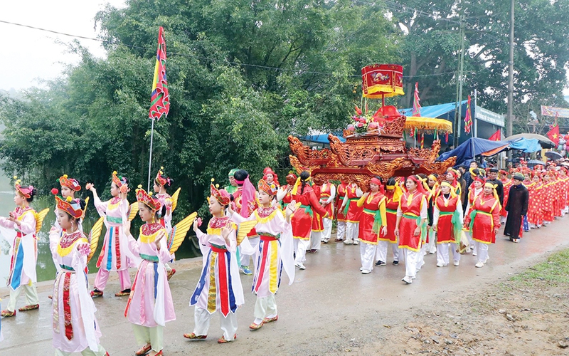 Lễ hội đền Du Yến, rước Chúa Gái, mở cửa rừng của Phú Thọ trở thành di sản văn hóa phi vật thể quốc gia