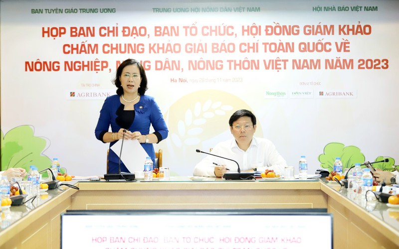 Giải báo chí toàn quốc về nông nghiệp, nông dân, nông thôn Việt Nam 2023: Có 26 tác phẩm xuất sắc nhất đoạt giải