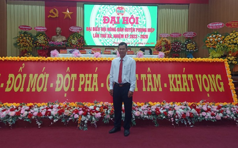 Chủ tịch Hội ND thị trấn Cây Dương ở Hậu Giang, nhiệt huyết trong công tác, trách nhiệm với hội viên, nông dân