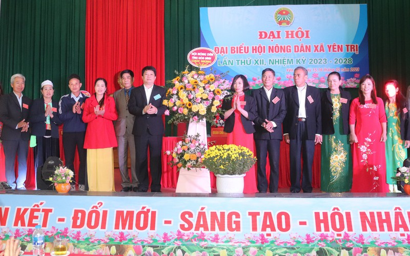Hòa Bình: Đại hội điểm Hội Nông dân xã Yên Trị, huyện Yên Thủy 