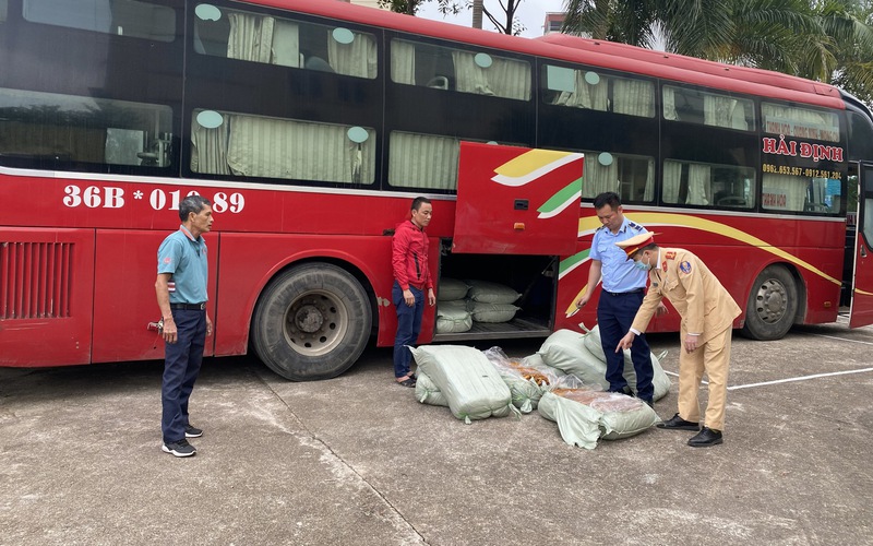 Bắt nửa tấn lòng lợn bốc mùi ở Móng Cái suýt bị đưa lên bàn nhậu