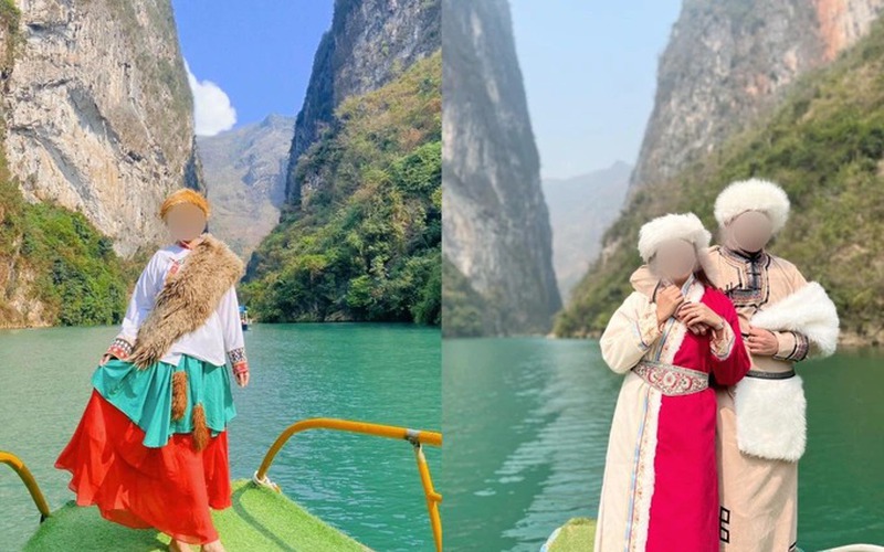 Mặc trang phục Mông Cổ check-in trên dòng Nho Quế: Đừng theo trend mà đánh mất bản sắc dân tộc!