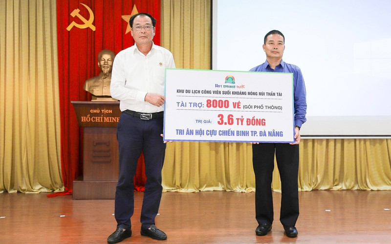 Khu du lịch Núi Thần Tài tặng 8000 vé tham quan tri ân Hội Cựu chiến binh Đà Nẵng