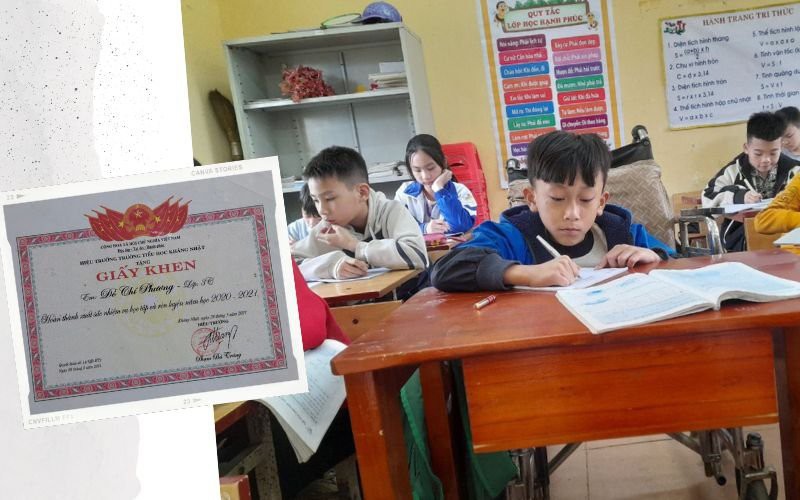 Bị liệt chân, cậu học trò nghèo vẫn vượt lên nghịch cảnh theo đuổi con chữ