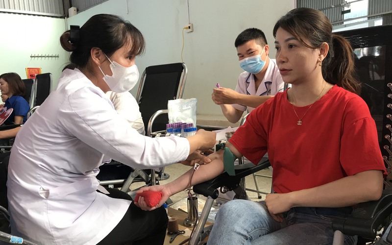 Lai Châu: 450 người tham gia chiến dịch “Những giọt máu hồng - hè 2023”