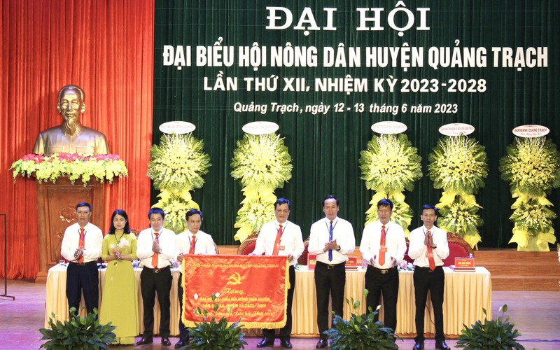 Đại hội Hội Nông dân huyện Quảng Trạch: Ông Đặng Xuân Thọ tái đắc cử Chủ tịch