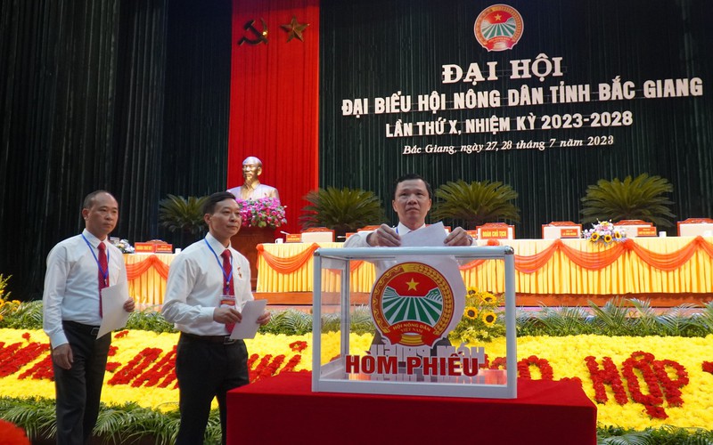 Ông Nguyễn Văn Thi được bầu tái đắc cử chức Chủ tịch Hội Nông dân tỉnh Bắc Giang, nhiệm kỳ 2023-2028