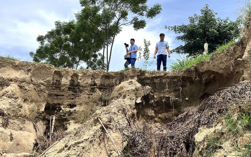 Tình trạng sạt lở bờ sông Mã ở Thanh Hóa, 1 tháng nông dân mất nhiều đất sản xuất