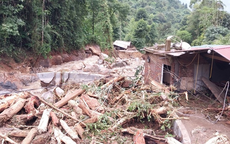 Hình ảnh tan hoang ở các thôn của Sa Pa sau cơn lũ quét kinh hoàng