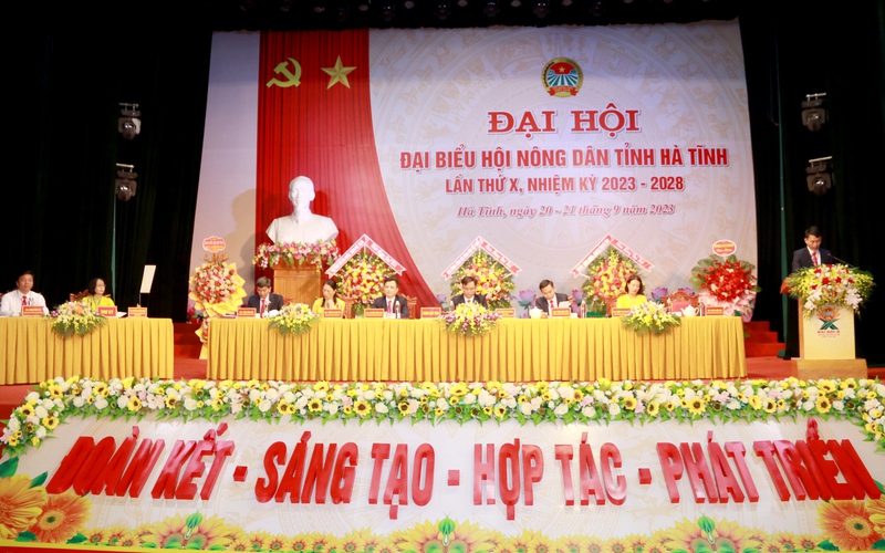 Đại hội Hội Nông dân tỉnh Hà Tĩnh lần thứ X: Thảo luận sôi nổi về chuyển đổi số, thương mại điện tử