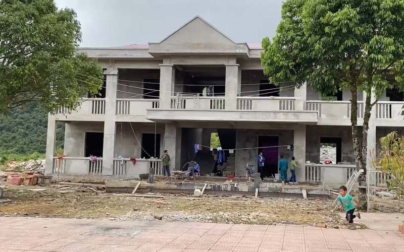 Lai Châu: Đẩy nhanh tiến độ thi công công trình xây mới phòng học bộ môn trường THCS Sà Dề Phìn 