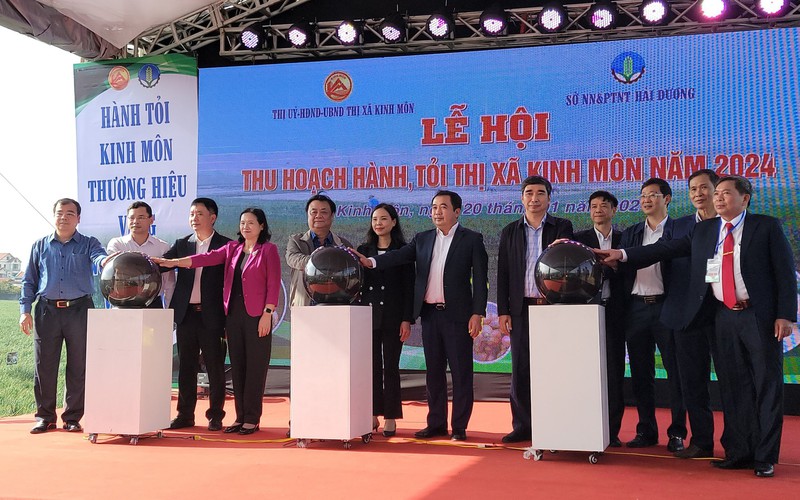 Bộ trưởng Lê Minh Hoan: Hải Dương cần tạo không gian để nâng tầm giá trị cây hành, tỏi Kinh Môn