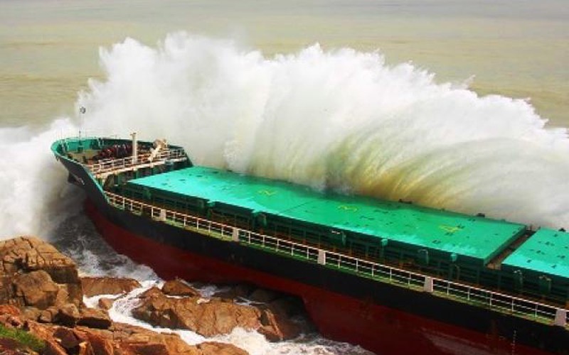 Bình Định: Ứng phó nạn tràn dầu sau sự cố 9 tàu bị chìm